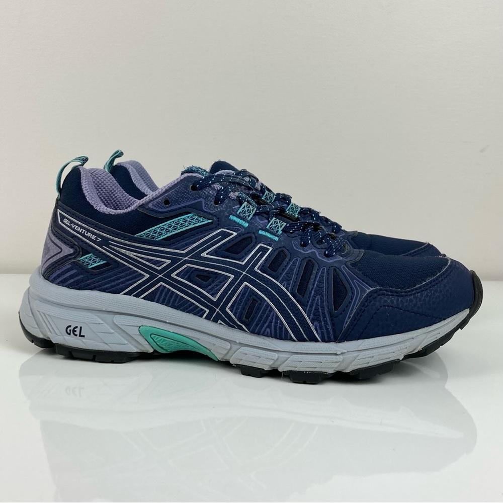 Asics Women’s Gel-Venture 7 Purple Athletic Running Shoes Size 7.5
